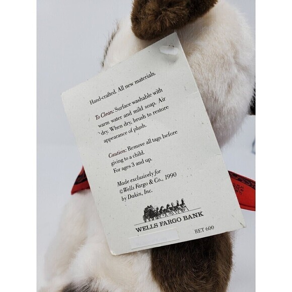 WELLS FARGO GIFT COLLECTIBLE LOT JACK THE DOG PLUSH & STAGECOACH COFFEE MUG - Picture 9 of 14